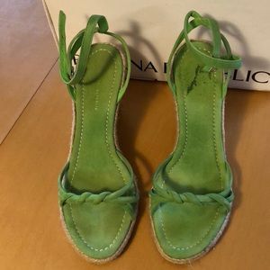 Green espadrille by Banana Republic